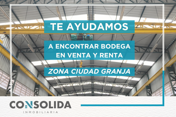 BODEGA EN VENTA Y RENTA CIUDAD GRANJA