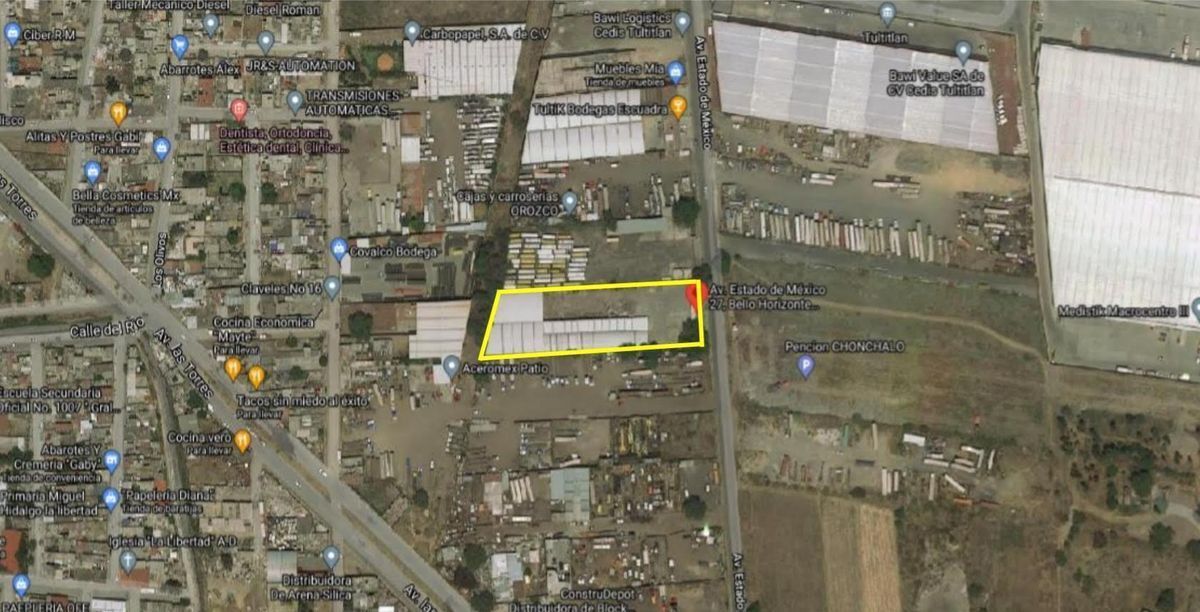 Bodega industrial en venta en Tultitlan (5,633 m2)