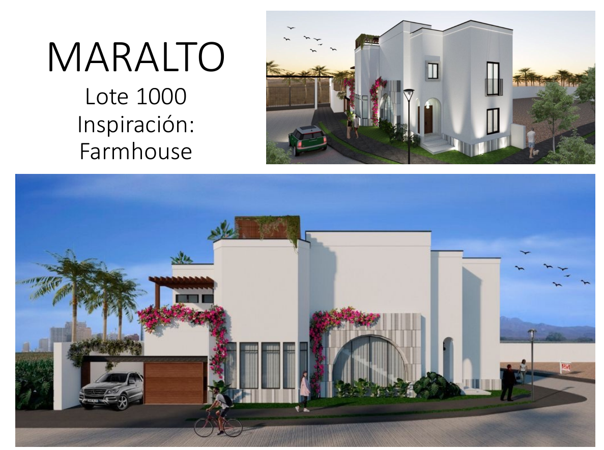 CASA EN PREVENTA EN MARALTO RESIDENCIAL LOTE 1000 MODELO FARMHOUSE