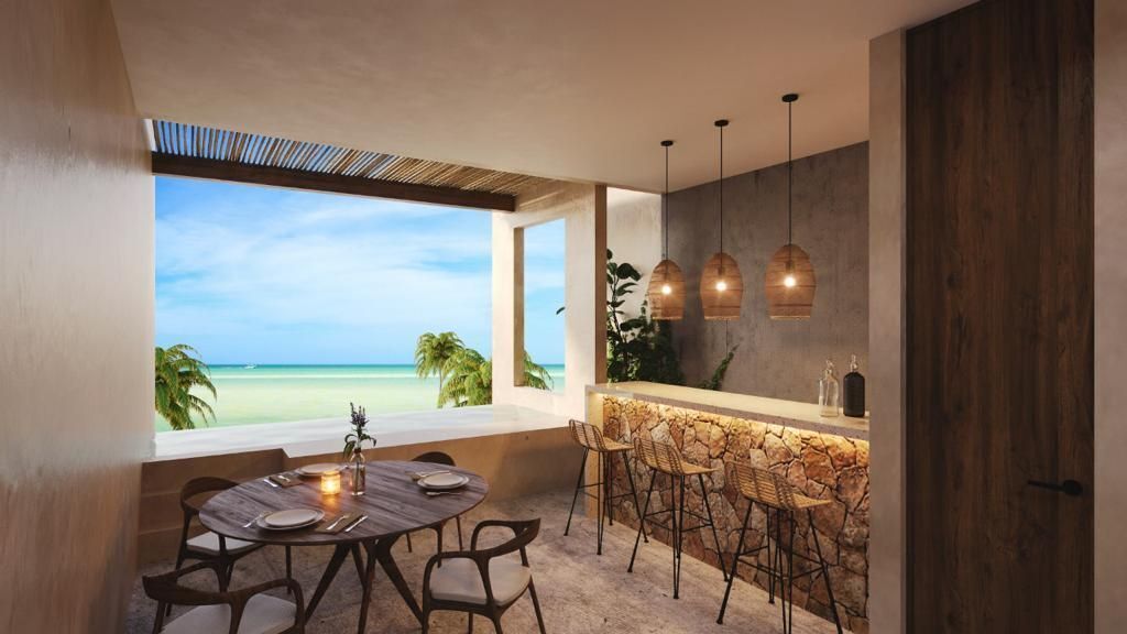 Casa Tipo Townhouse en Venta en El Refugio, Chicxulub Puerto. Mérida, Yucatán.