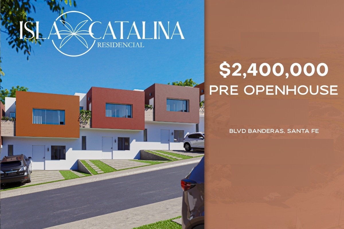 CASAS EN PREVENTA MODELO AVALON EN RESIDENCIAL ISLA CATALINA