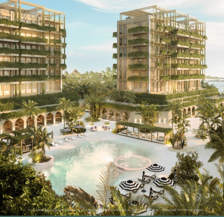 DEDEPARTAMENTO EN VENTA EN PLAYA DEL CARMEN CORASOL COSTA RESIDENCES