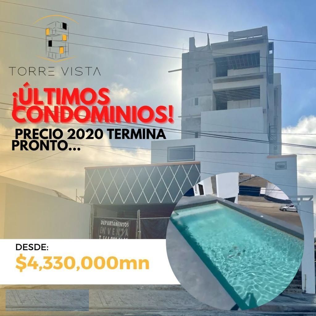 DEPARTAMENTO 201 DE 3 RECAMARAS EN NUEVO DESARROLLO TORRE VISTA