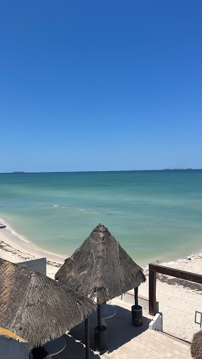 Departamento amueblado frente al mar en Chicxulub