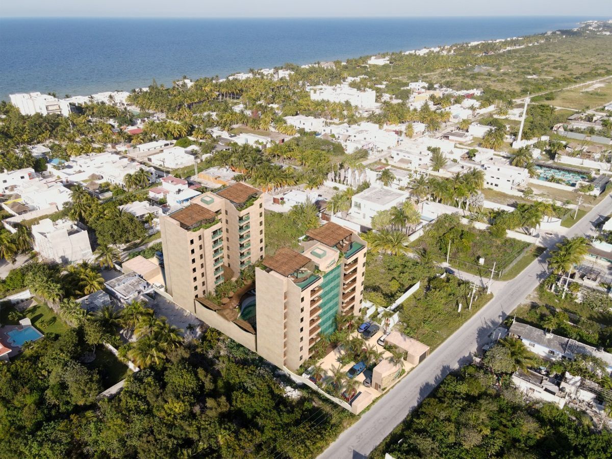 Departamentos de playa de 3 habitaciones en venta en Chicxulub