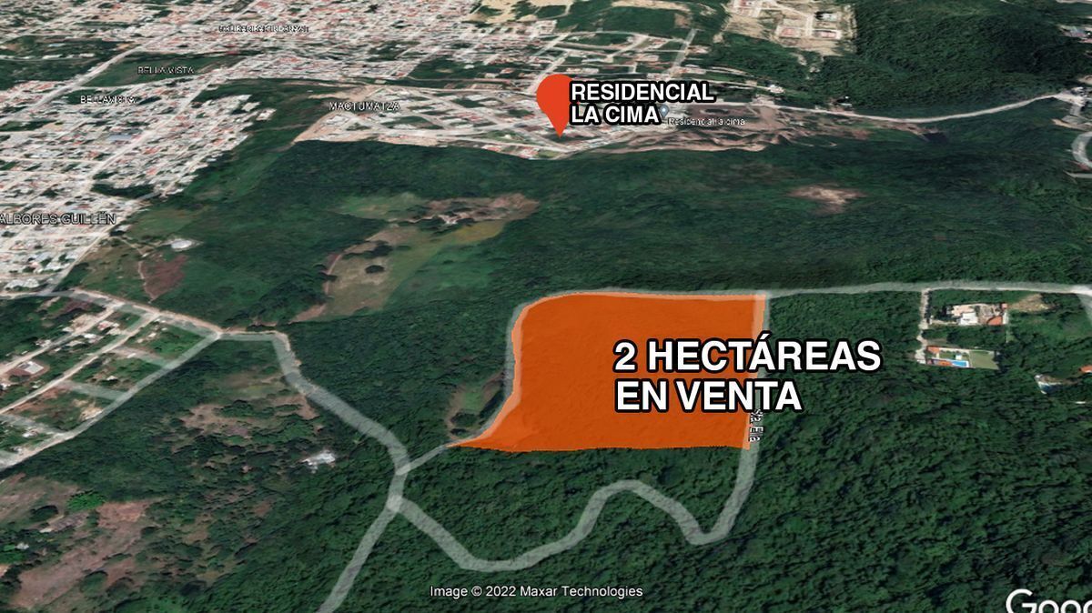 DOS HECTÁREAS DE TERRENO EN VENTA AL SUR PONIENTE DE TUXTLA GUTIERREZ