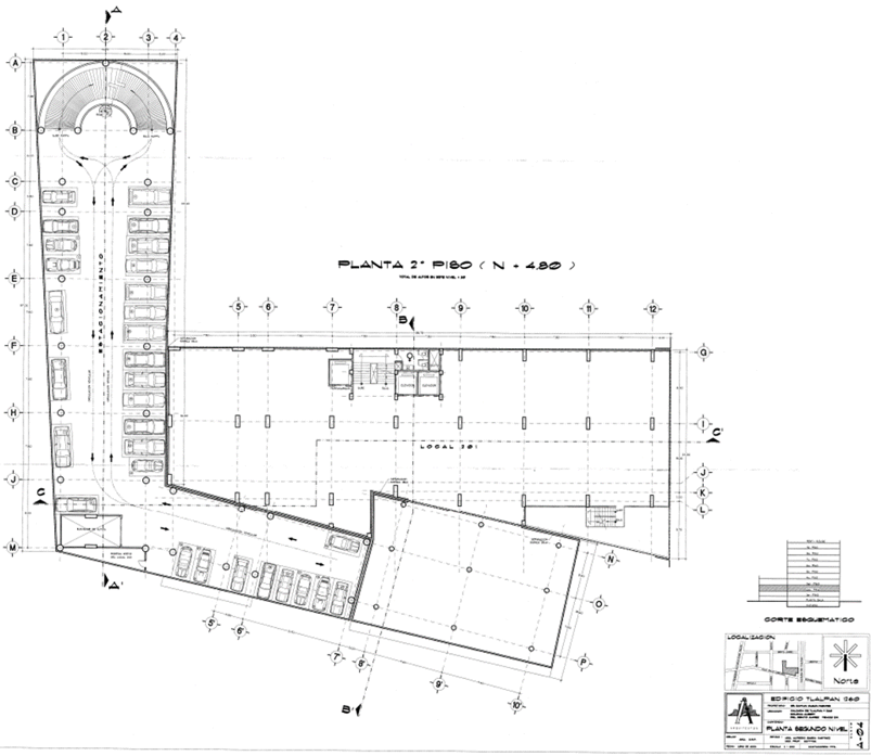 Edificio de Oficinas y comercial en Tlalpan