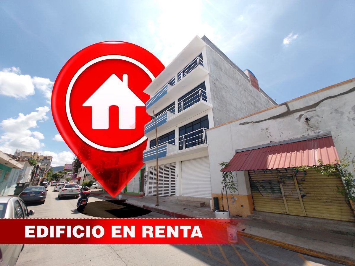 Edificio en renta en el centro de Tuxtla Gutierrez, 10 cajones d/estacionamiento