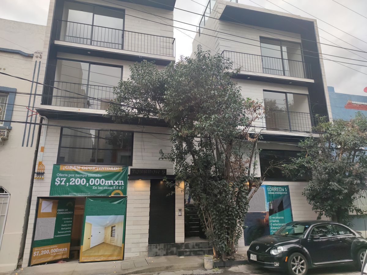 Estrena casa tipo Townhouse de 4 pisos y roof garden privado