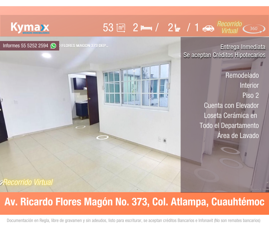 Excelente Casa 53 m2 Col. Atlampa, Tlalpan