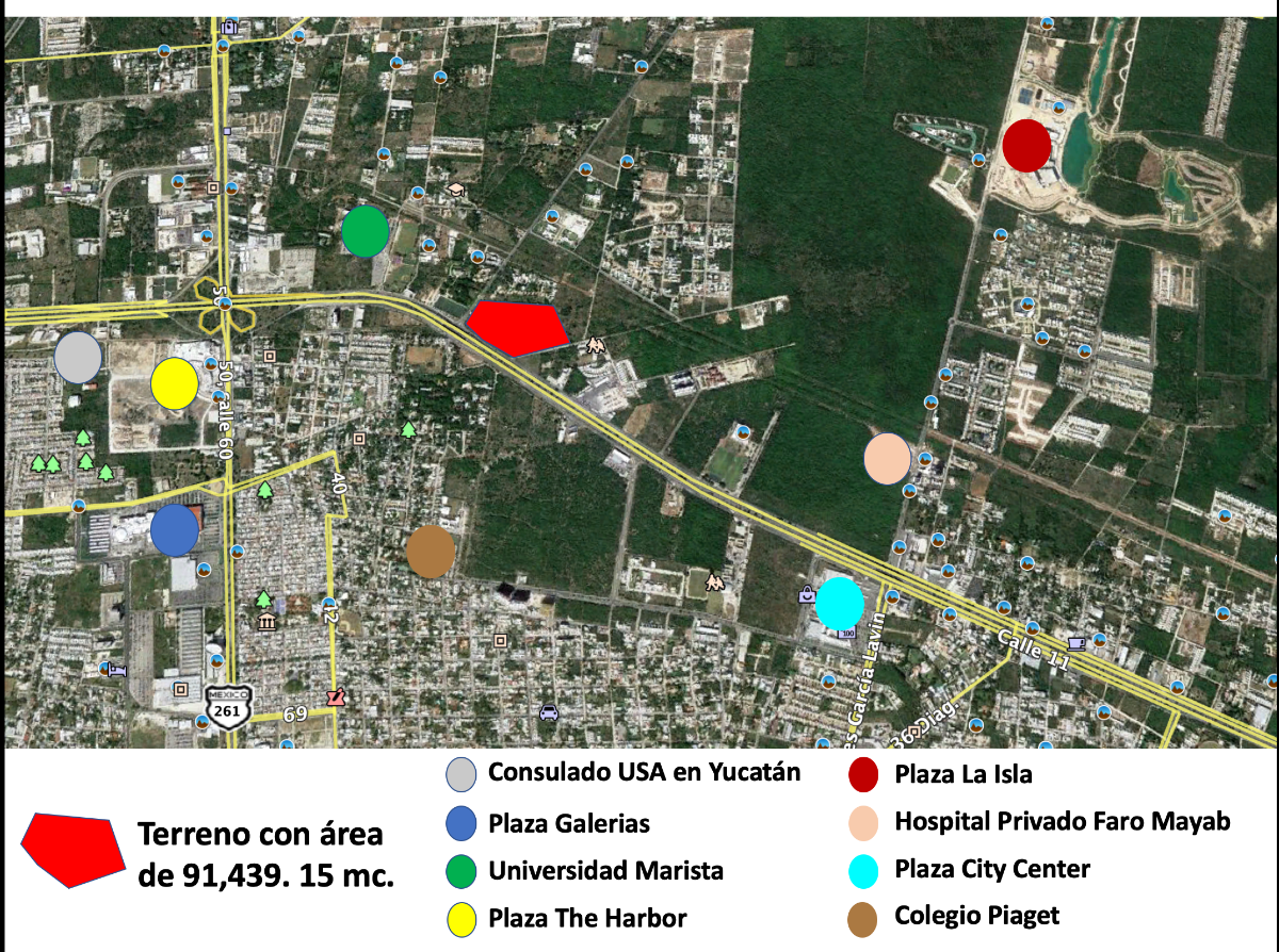 Lote Terreno Comercial - Residencial en Zona Norte de Mérida