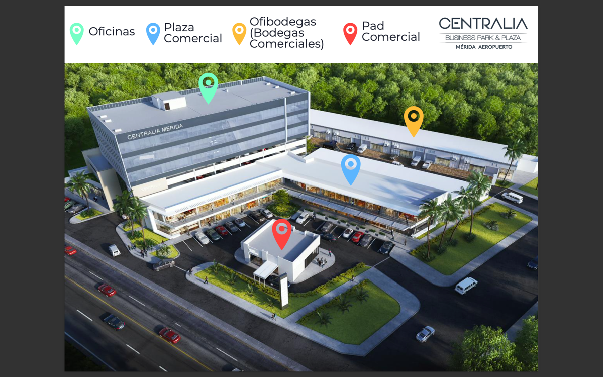 OFICINA EN VENTA EN MERIDA, EN PERIFERICO PONIENTE, CERCA DEL AEROPUERTO