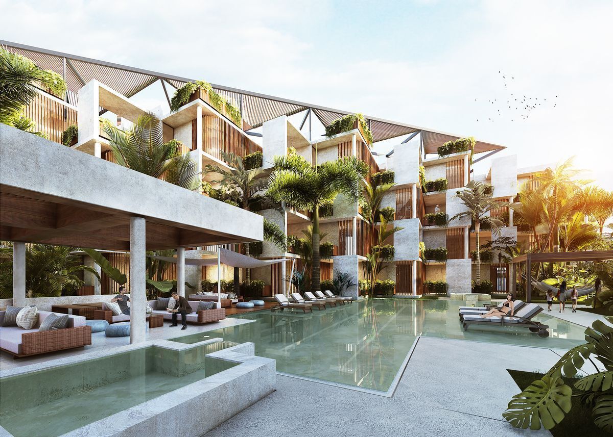 Pre-Venta de departamentos y estudios Inuk en Playa del Carmen, Qroo.