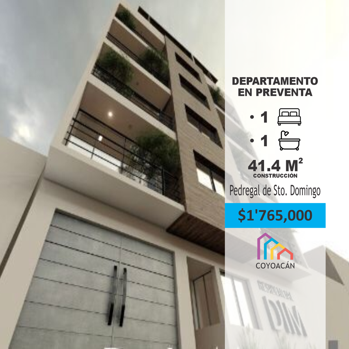 Preventa Departamento Residencial Zapotecas DIM