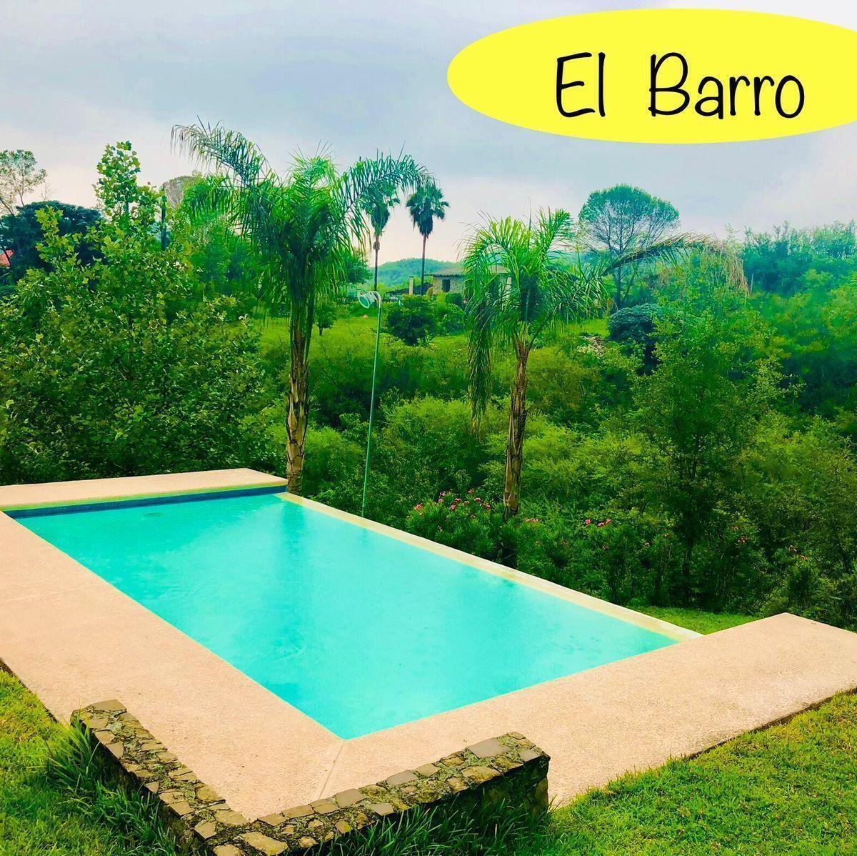 QUINTA EN VENTA EN CARRETERA NACIONAL, EL BARRO, PRIVADO, ALBERCA, OPORTUNIDAD!