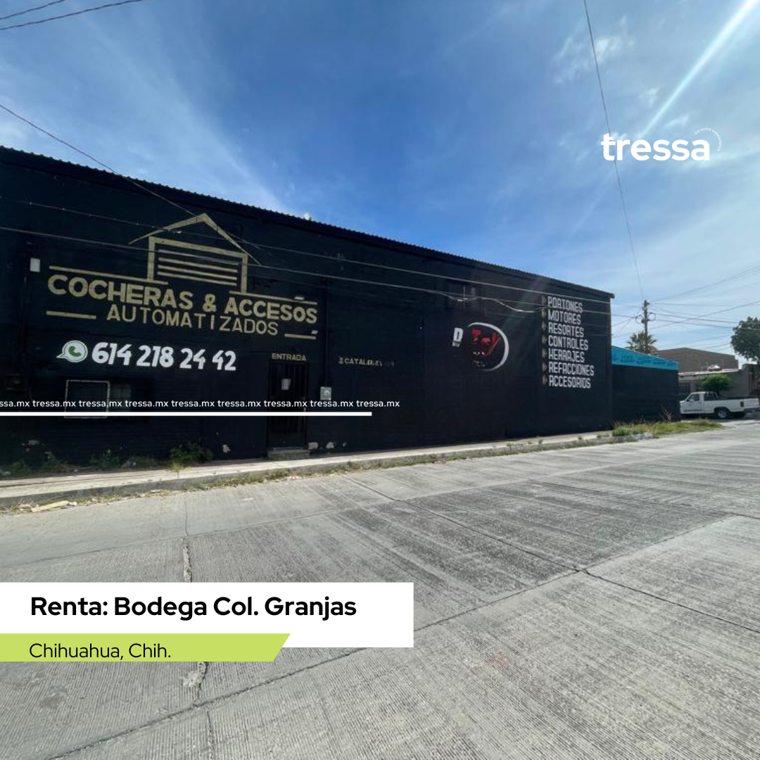 Renta de Bodega Col. Granjas JOSBER TGA