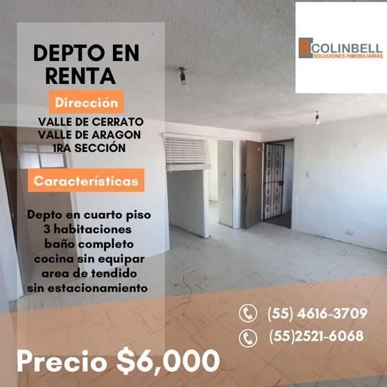 RENTA DE DEPTO EN VALLE 1RA EXCELENTE OPCION