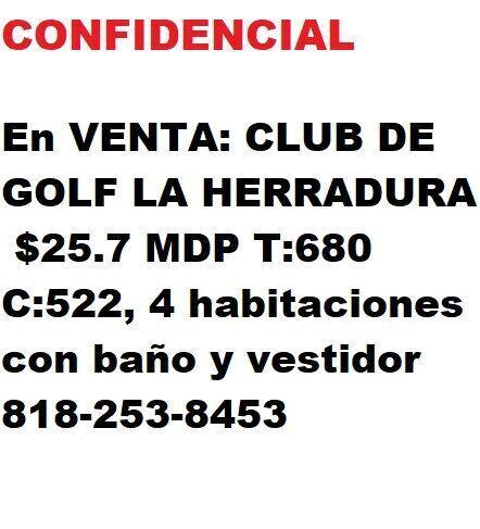 Residencia en LA HERRADURA, Club de Golf, 4 recámaras