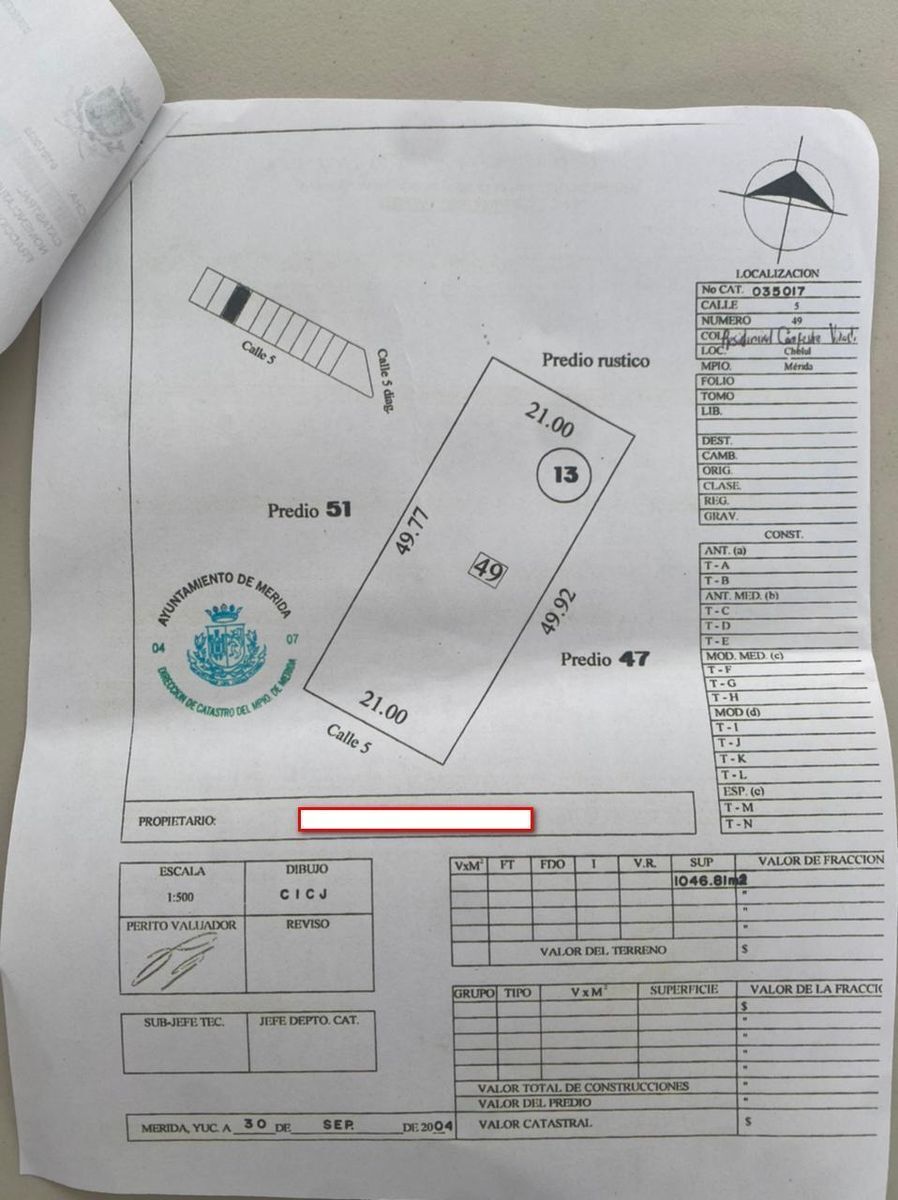 TERRENO AMPLIO EN VENTA EN CHOLUL CALLE PAVIMENTADA