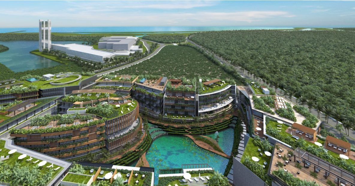 Terreno comercial en Puerto Cancún, Benito Juárez