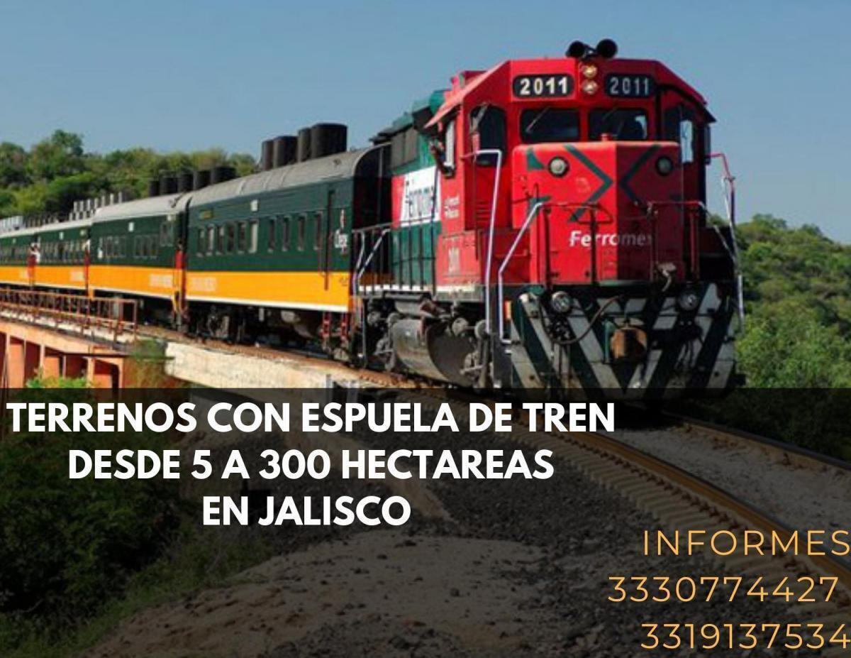 Terreno con espuela de tren en Guadalajara