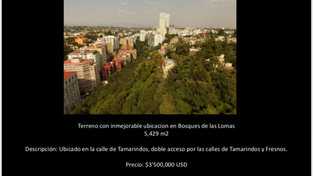 Terreno Condominal en Bosques de las Lomas