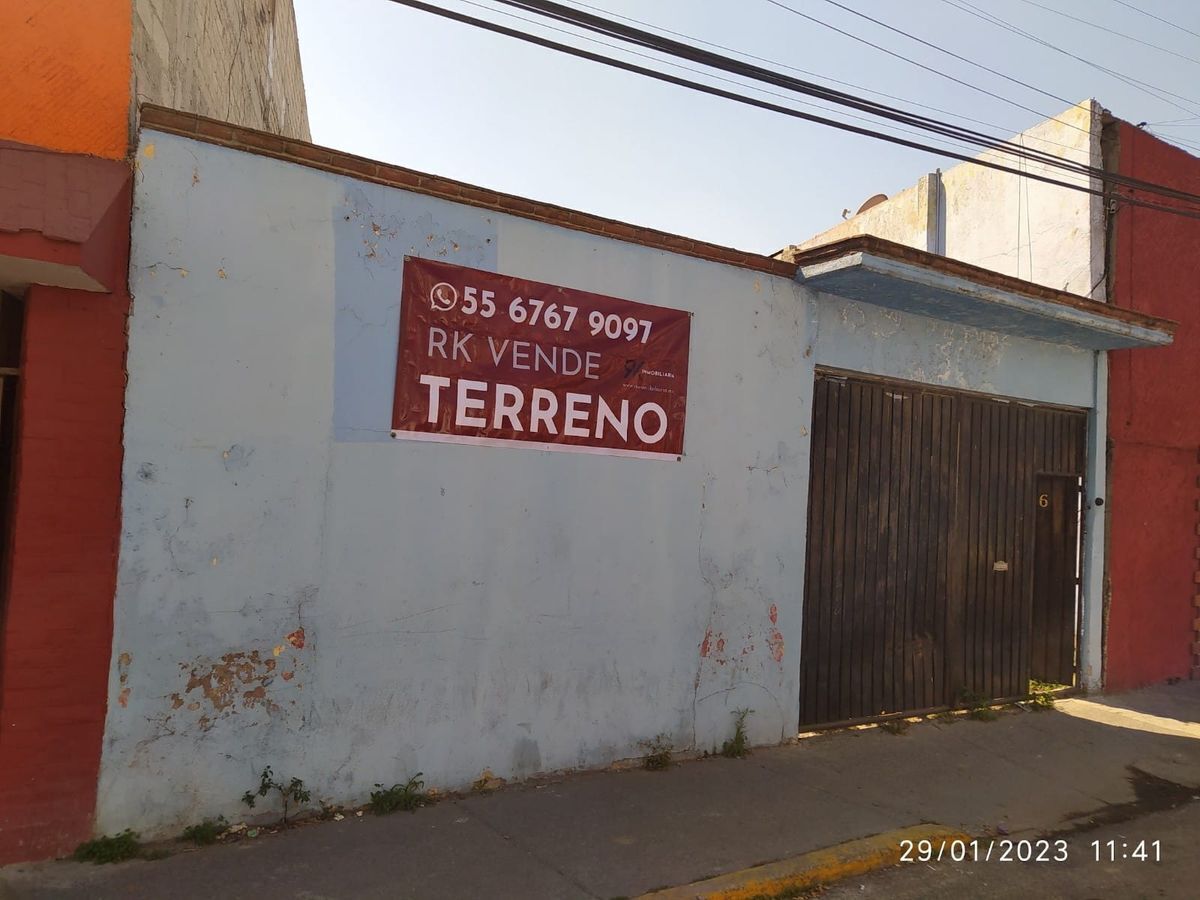 Terreno en Los Reyes Culhuacán, Iztapalapa.