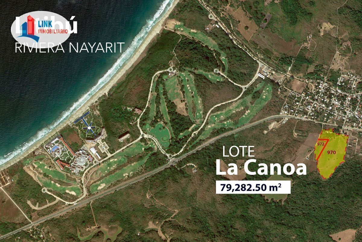 Terreno en venta , La Canoa Litibú en Punta Mita.