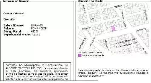 Terreno en Venta de 756 m2 en Roma Norte