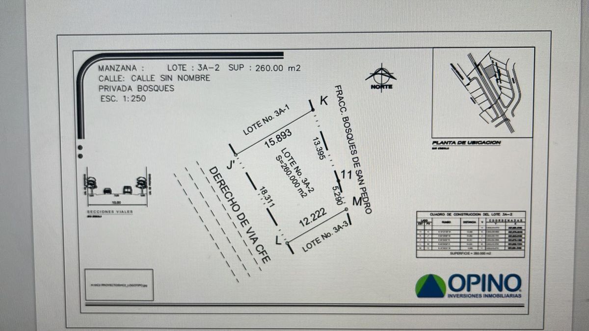 Terreno en Venta en Bosques de San Pedro en Santiago, Nuevo Leon