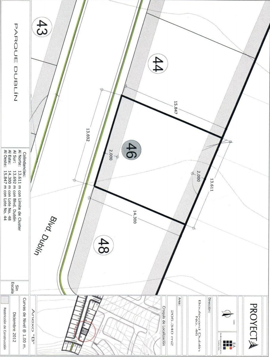 TERRENO EN VENTA EN PARQUE DUBLÍN