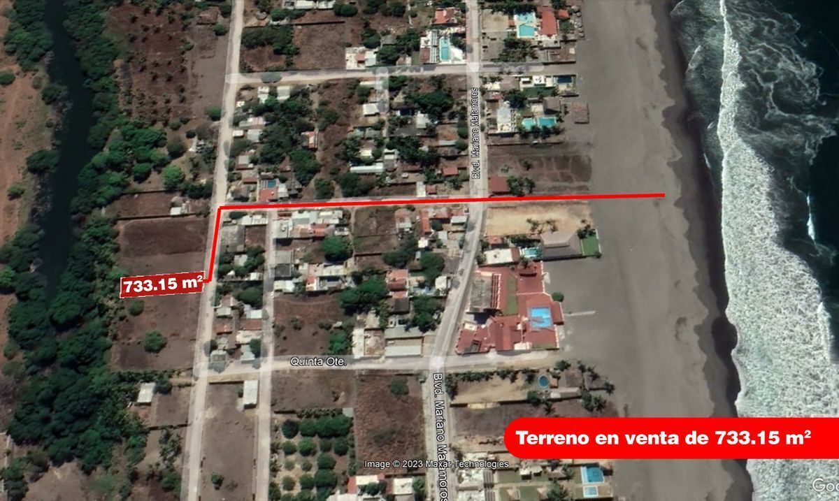 Terreno en venta en Puerto Arista Chiapas a 3 cuadras del mar