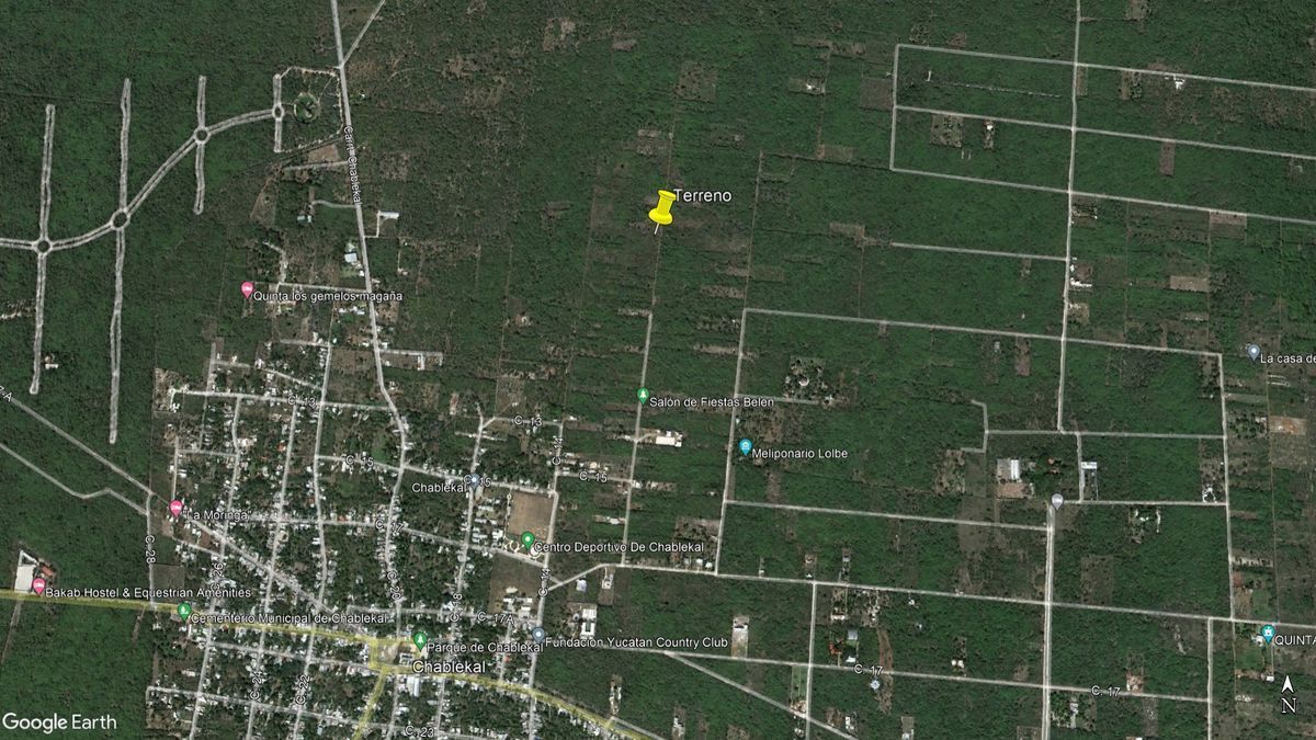 Terreno en venta ideal para inversión al norte de mérida en Chablekal,  Yucatán