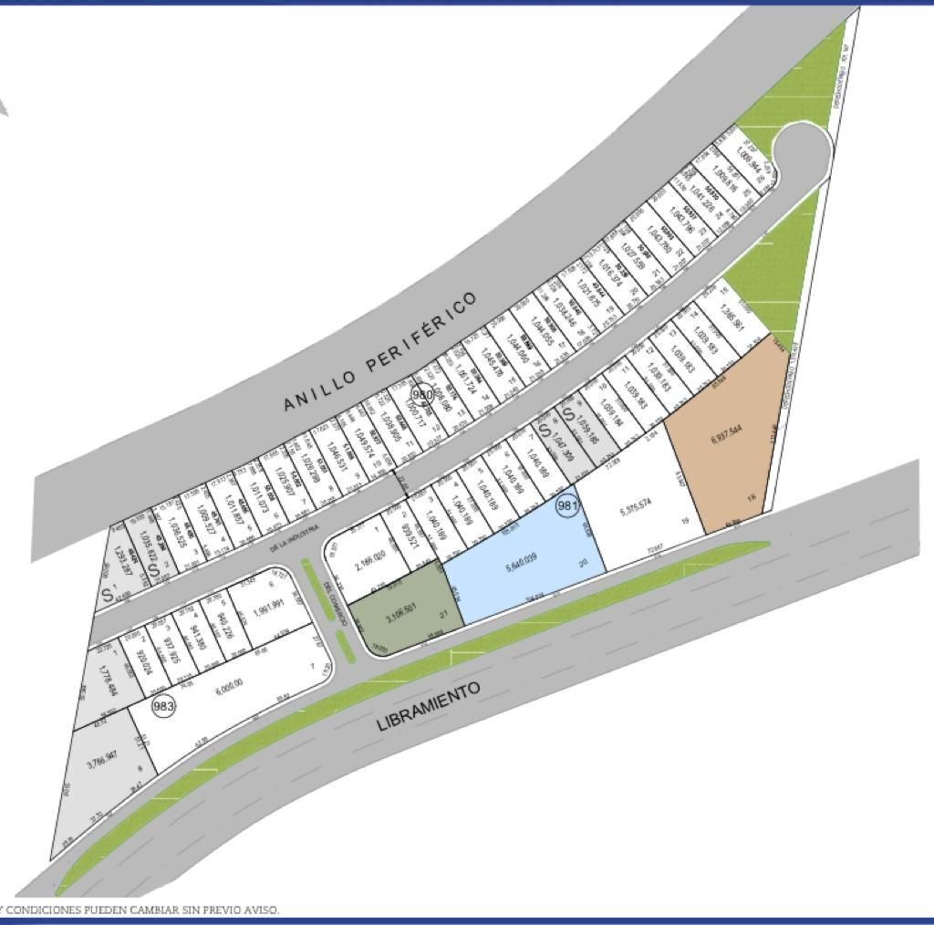 Terreno industrial en venta en parque industrial en García, NL