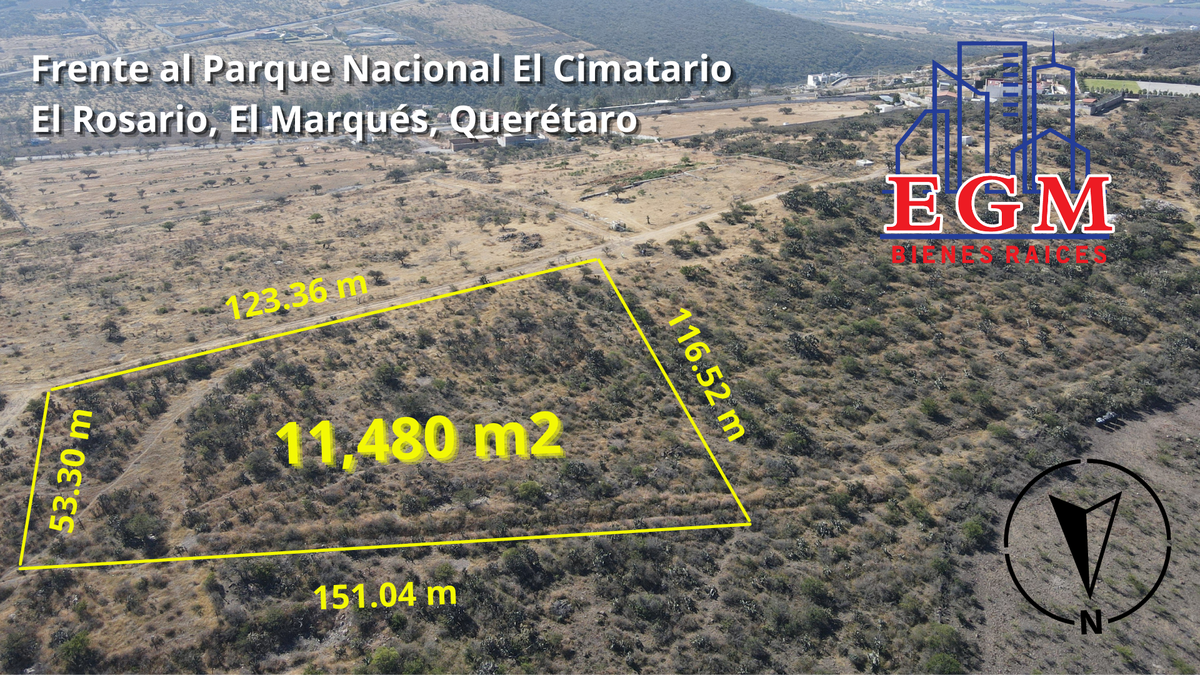 Vendo Terreno  Cimatario  El Rosario El Marques Querétaro