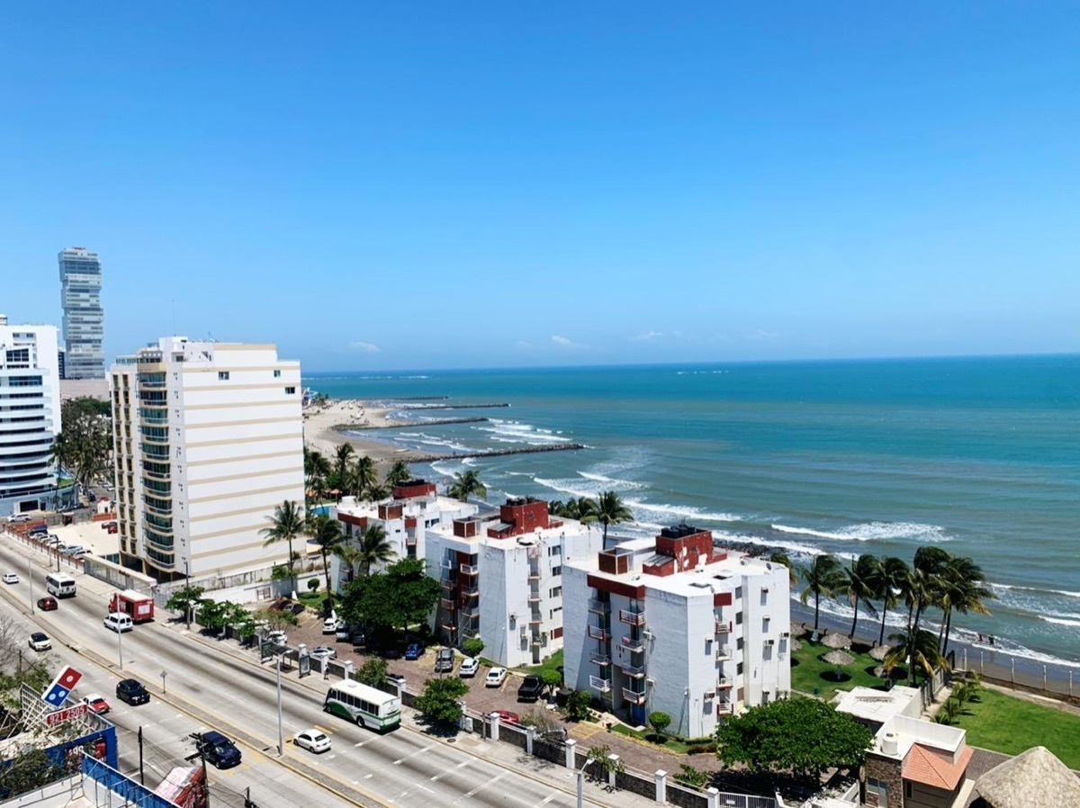 VENTA | DEPARTAMENTO FRENTE AL MAR AMPLIOS ESPACIOS BOCA DEL RIO