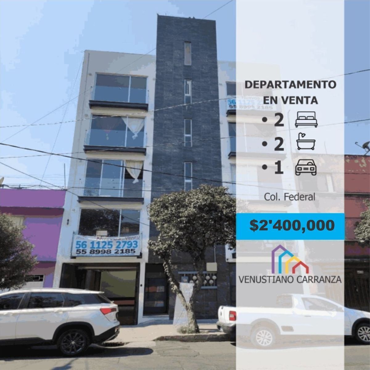 Venta de Departamento en colonia federal