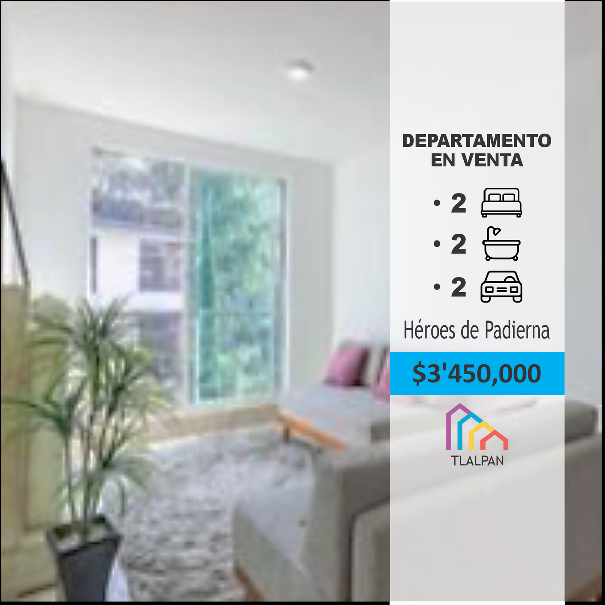 Venta Departamento con Roofgarden, Chicoasen, Lomas de Padierna