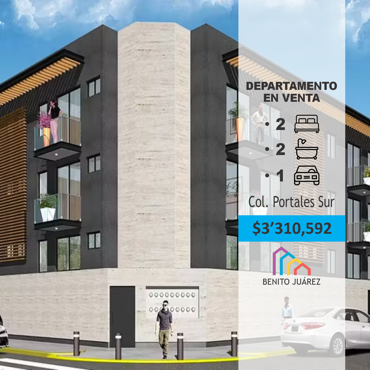 Venta Departamento Desarrollo Alhambra 1118, Portales Sur