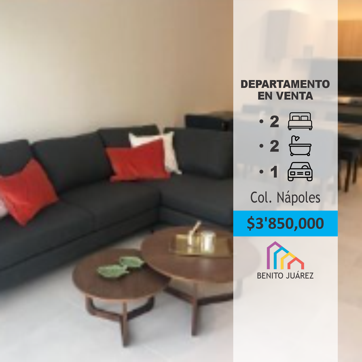 Venta Departamento Desarrollo Augusto Rodin