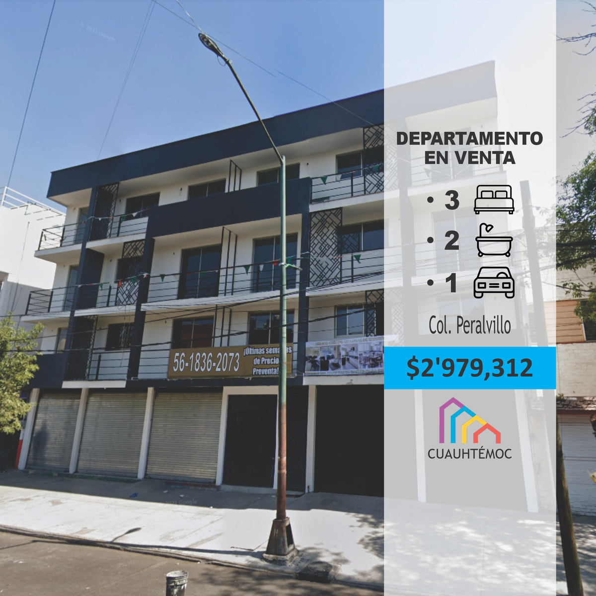 Venta Departamento Desarrollo Juventino Rosas 51