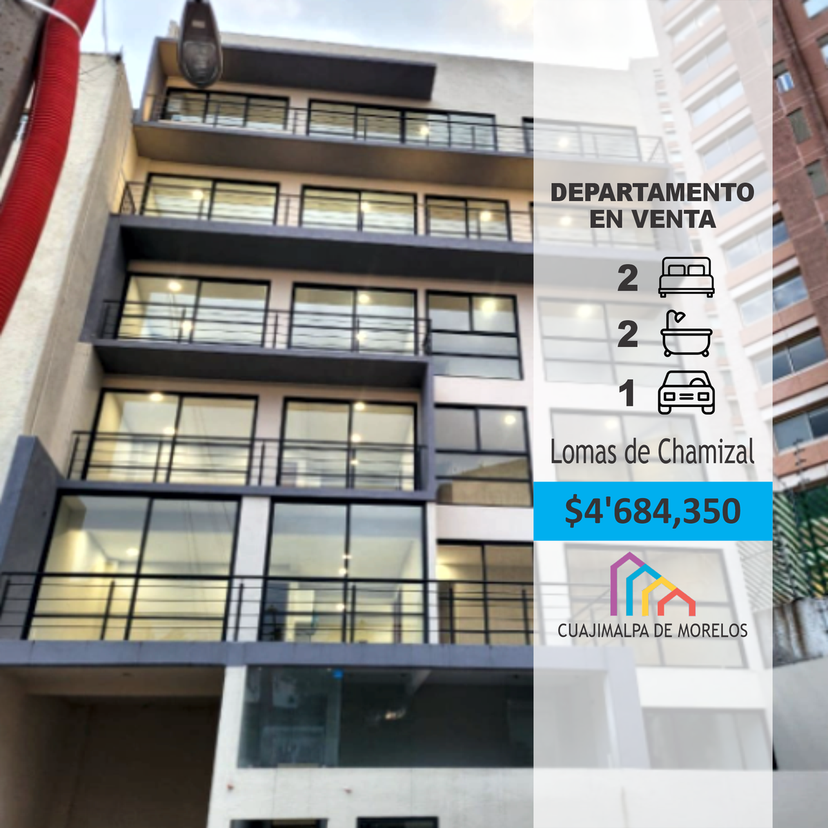 Venta Departamento Desarrollo Quo Marina, Lomas Chamizal