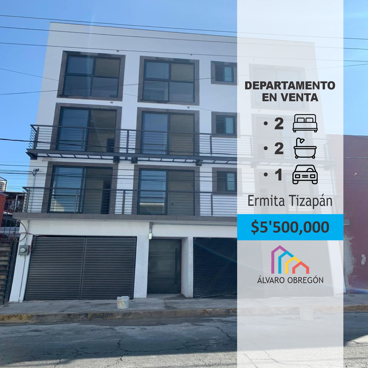 Venta Departamento Residencial Monterrey, Álvaro Obregón