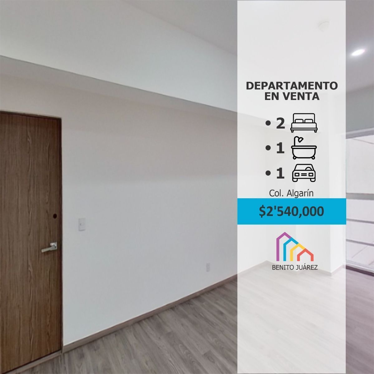 Venta Departamento San Antonio Abad, Algarín